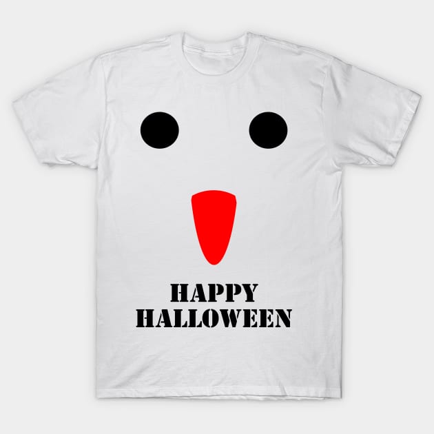 cute ghost of halloween T-Shirt by Chandan